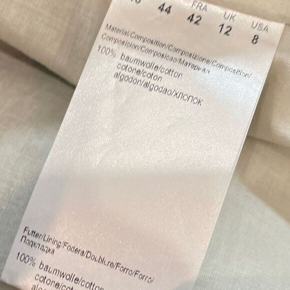 Boss Hugo Boss Army Green Pencil skirt side zip closure US 8 - Picture 5 of 10